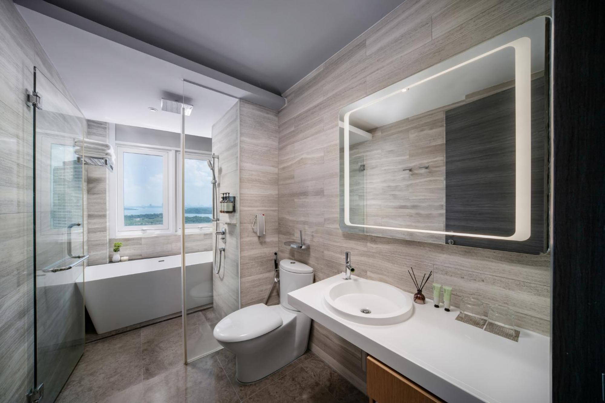 Fraser Place Puteri Harbour Нусаджайя Экстерьер фото Bathroom